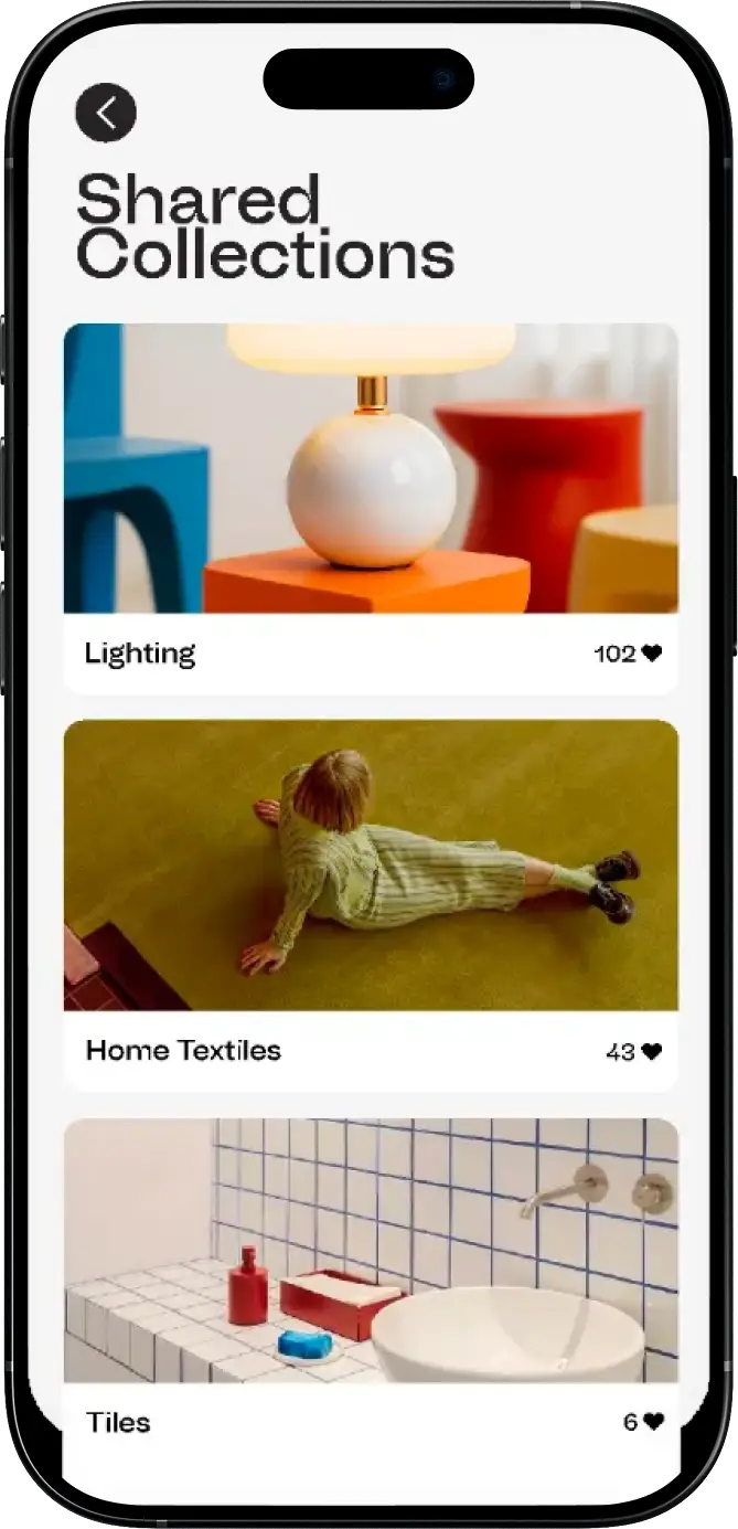 TIMM app - Shared Collections